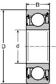 7203 B-2RS diagram one