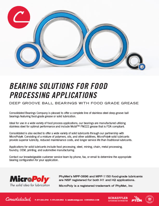Food Grade Ball Bearings thumbnail